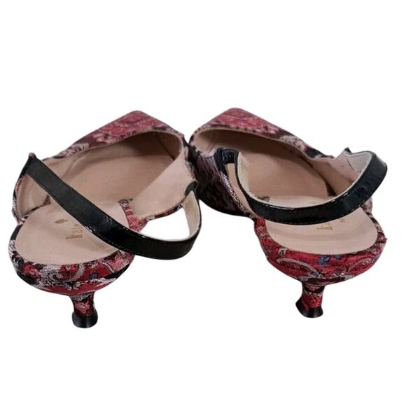 KATE SPADE Women's Valerie Pointed Toe Slingback Kitten Heel Pump 7M Broce - Picture 4 of 8